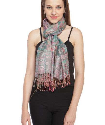 Viscose Jamawar Reversible Shawls