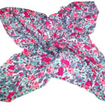 Voile Printed  Square Scarves