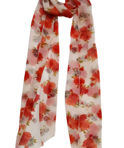 Printed Chiffon Scarves