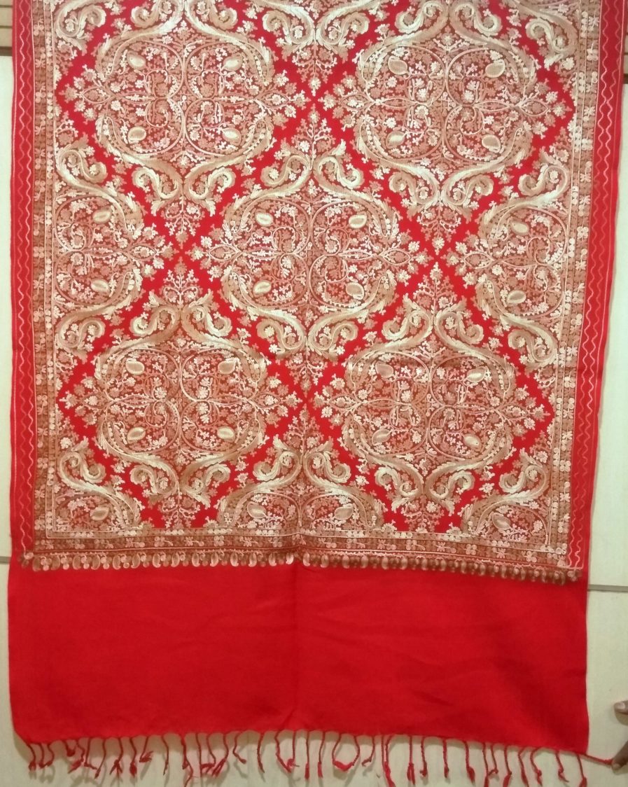 Wool Embroidered Shawl
