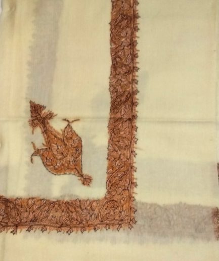 Embroidered turma Shawl