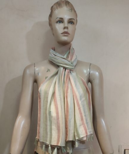 Cotton Stripe Scarves