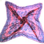 Poly Silk  Printed Square Scarves