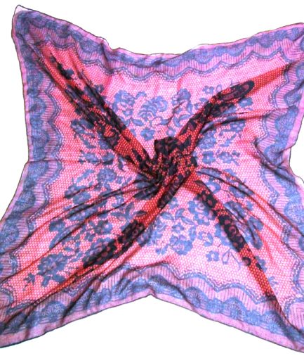 Poly Silk  Printed Square Scarves