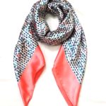 Satin Printed Square Scarf