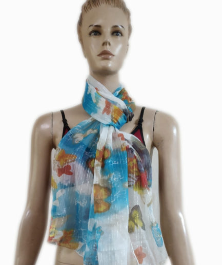 Chiffon Lurex Scarves