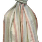 Cotton Stripe Printed Shawl