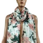 Printed Poly Voile Scarves