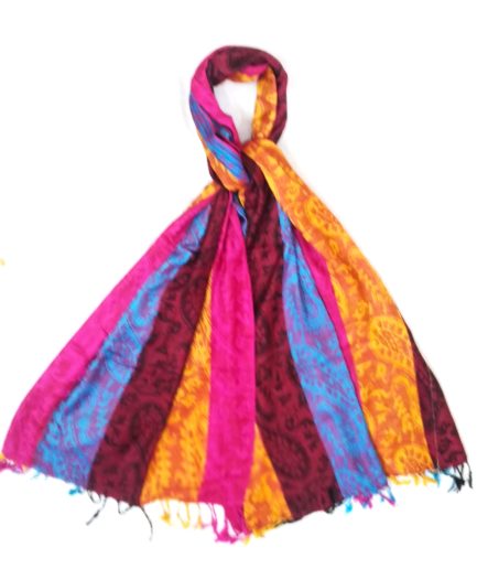 Rayon Jamawar Printed Shawl