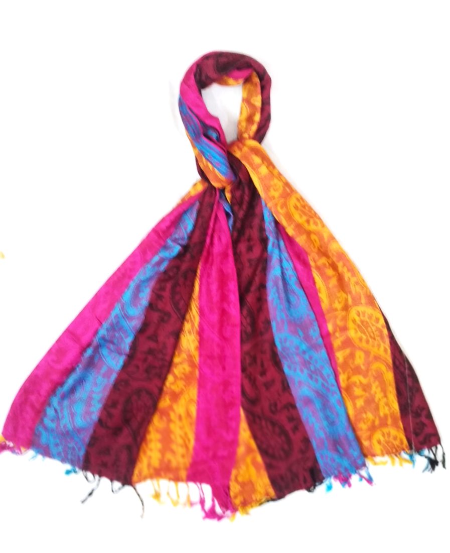 Rayon Jamawar Printed Shawl