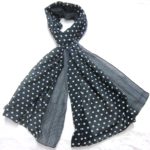 Printed Poly Voile Scaf