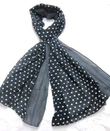 Printed Poly Voile Scaf