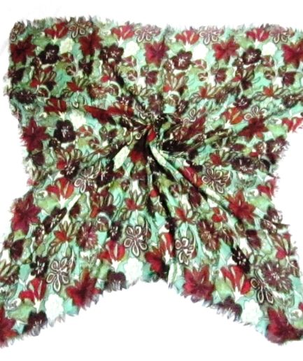Wool Printed Square Scarves