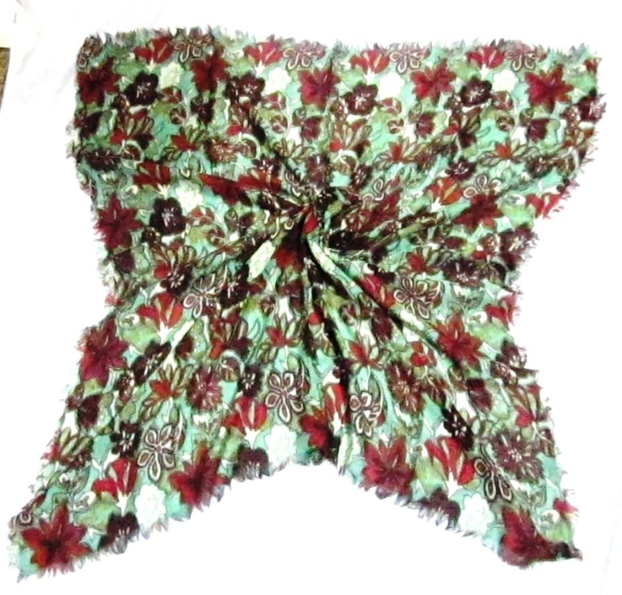 Wool Printed Square Scarves