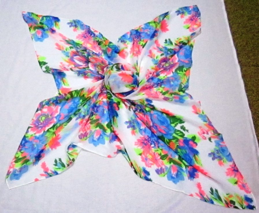 Poly Chiffon Square Scarves