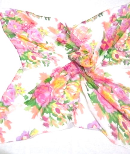 Chiffon Printed Square Scarves