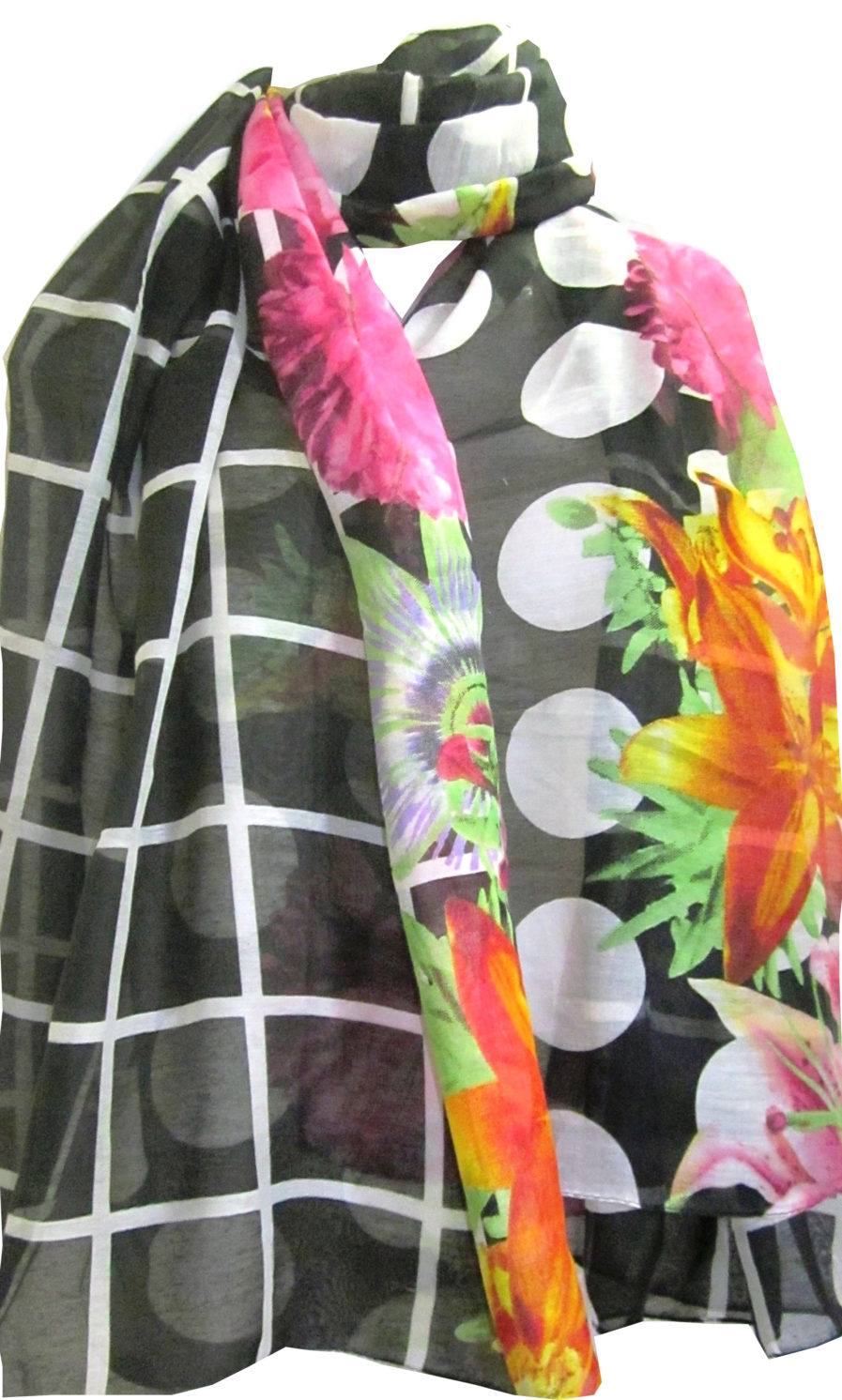 Flower Printed Voile Sarong