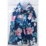 Poly Voile Floral Printed Scarf