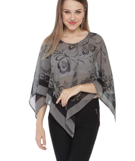 Printed Poncho