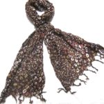 Rayon With Fringes Printed Scarves