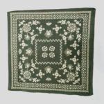 Printed cotton Green Bandanas