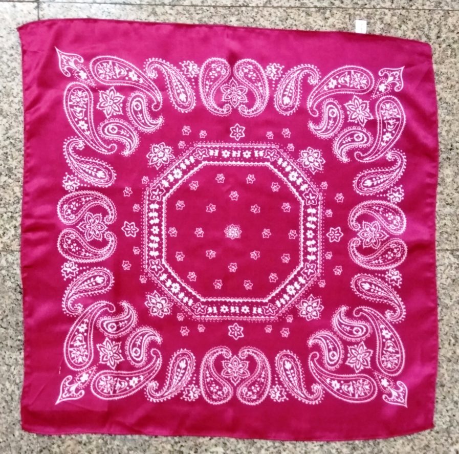 Printed Satin Bandana