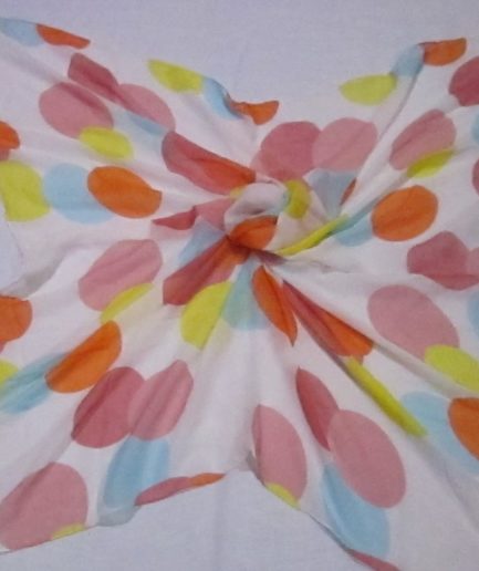 Printed Chiffon Square Scarves