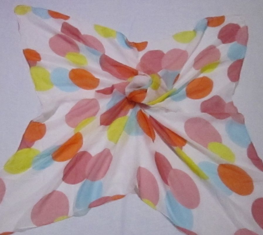 Printed Chiffon Square Scarves