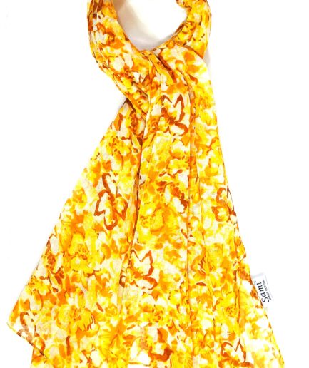 Flower Printed Cotton Scarves