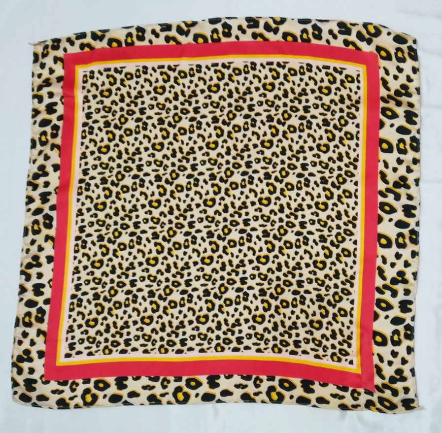100% Satin Animal Printed  Bandana