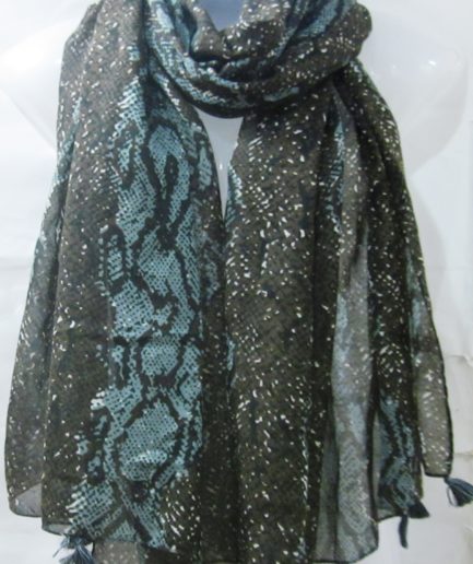 Flower Printed Fringes Scarves