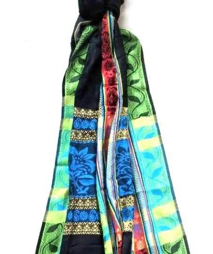Viscose Jamawar Fringes Designer Shawls