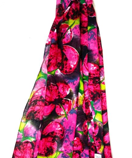 Printed Cotton Flower Scarves