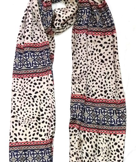 100% Satin Animal Printed Scarves