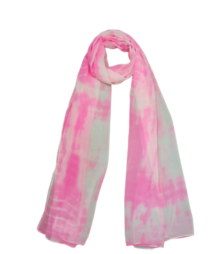 Chiffon Printed Tie & Dye Printed Scarves