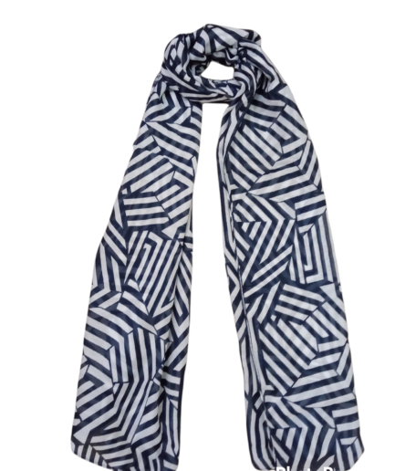 100% Voile Printed Fancy Scarf