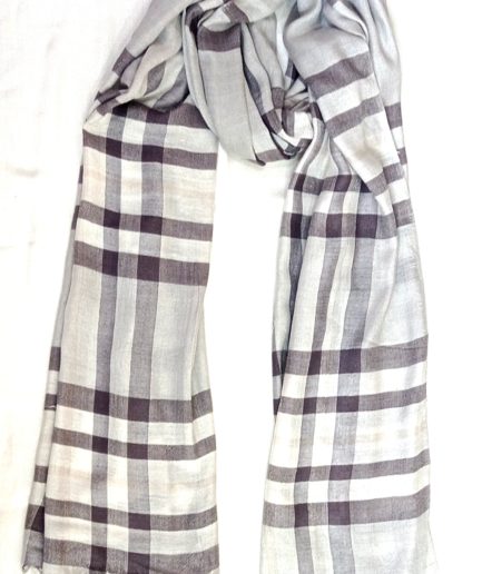 100% Viscose With Self Fringes Scarves