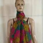 Polyester Printed with lurex  Scarves