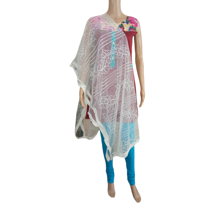 100% Net Printed Dupatta
