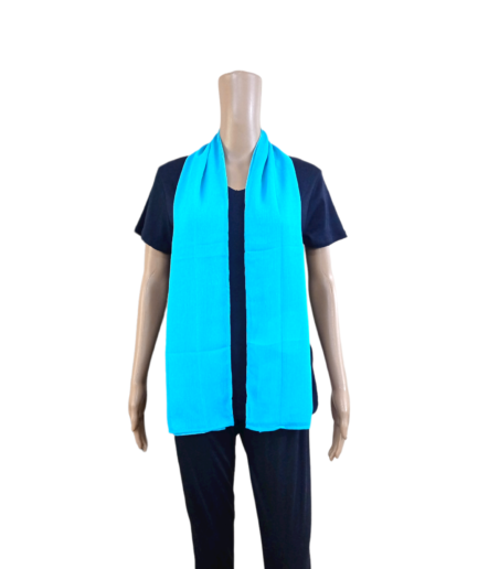 POLYESTER PLAIN CHIFFON SCARVES