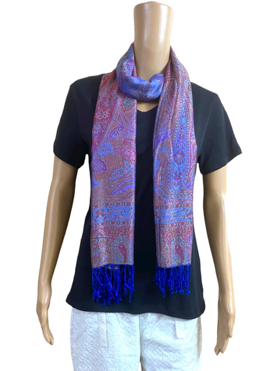 Silk Modal Fringes Shawls