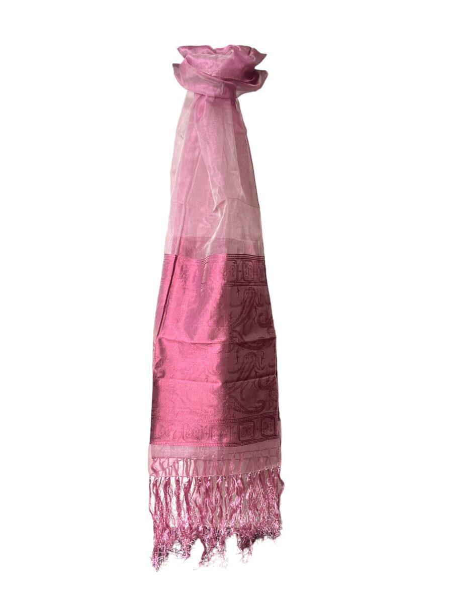 Orgenza Silk Plain Scarves