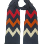 100% Wool Embroidered With Fringes Shawls