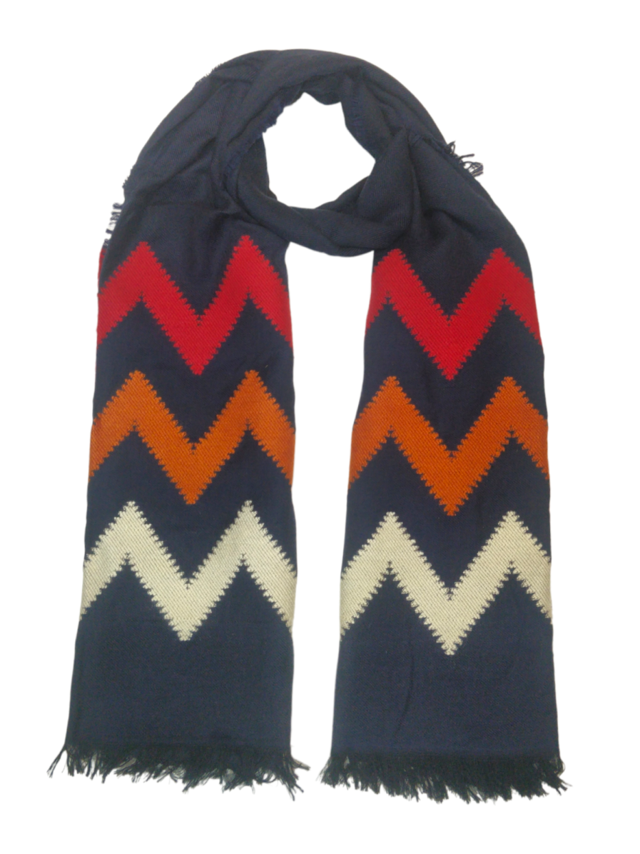 100% Wool Embroidered With Fringes Shawls