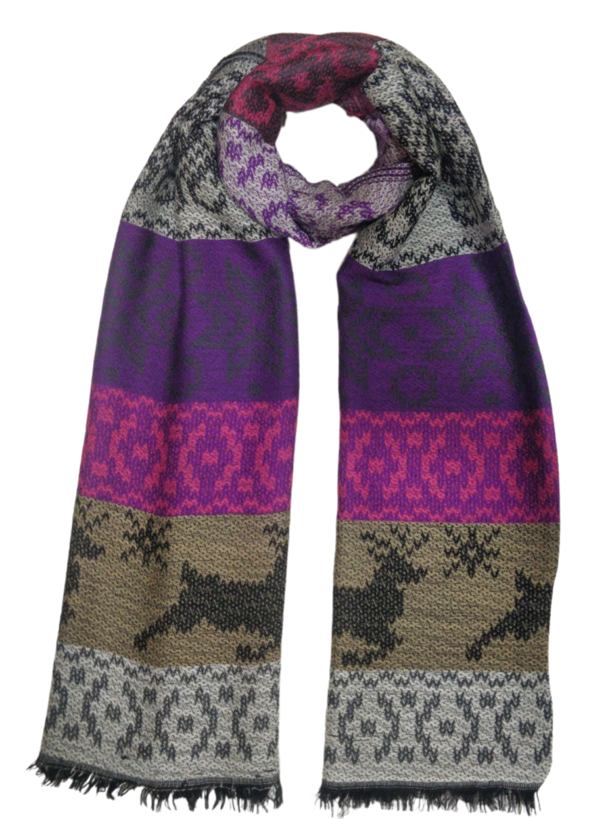 Heavy Viscose Cotton Modal Wool Blend shawls