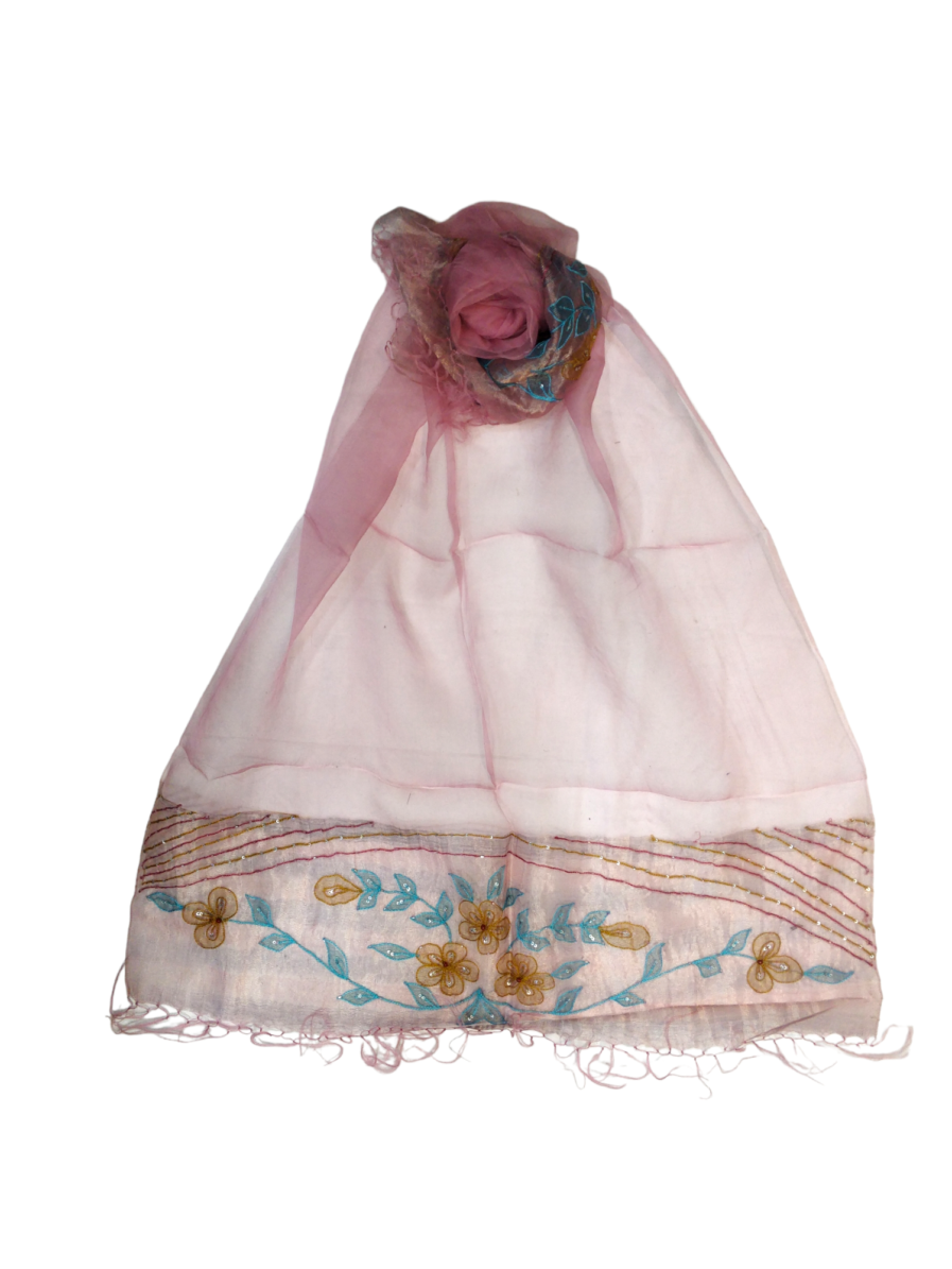 Silk Embroidered Scarfs