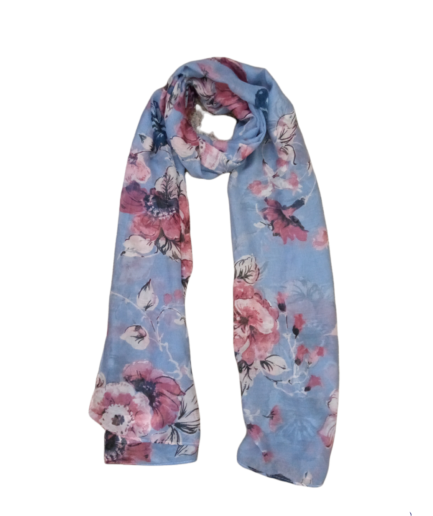 100% Voile Printed Scarves