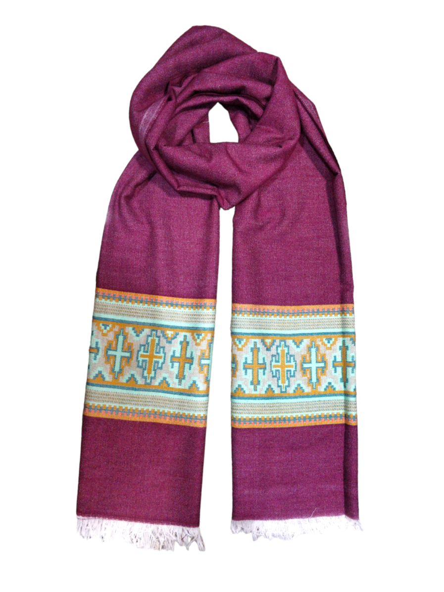 Wool Cashmere Blend Shawls