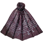 Silky Bandhani With Handwork Dupatta