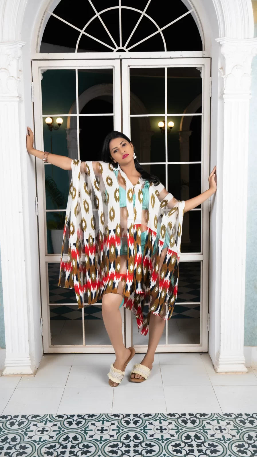 3 Button Beach coverup